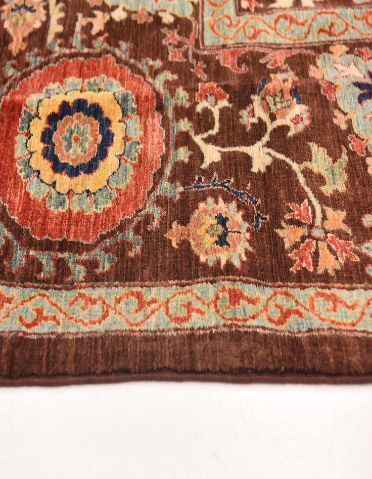 Detail image of  6' 7 x 9' 1  Hand Knotted Ariana Ziegler Oriental Rug