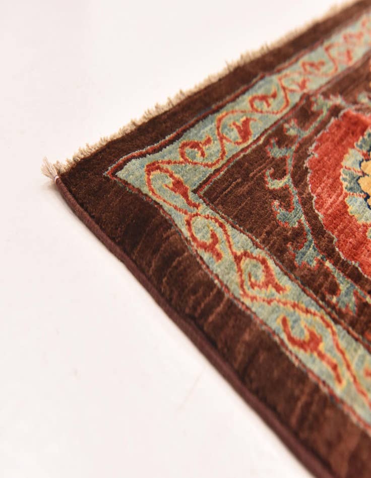 Detail image of  6' 7 x 9' 1  Hand Knotted Ariana Ziegler Oriental Rug