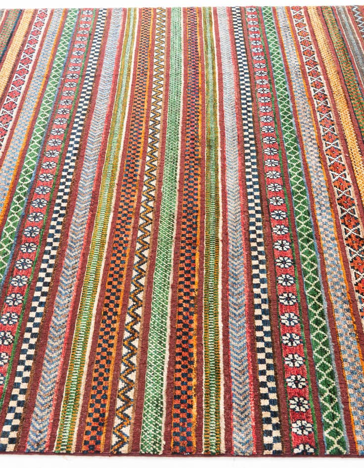 Detail image of  6' 8 x 9' 7  Hand Knotted Ariana Ziegler Rug