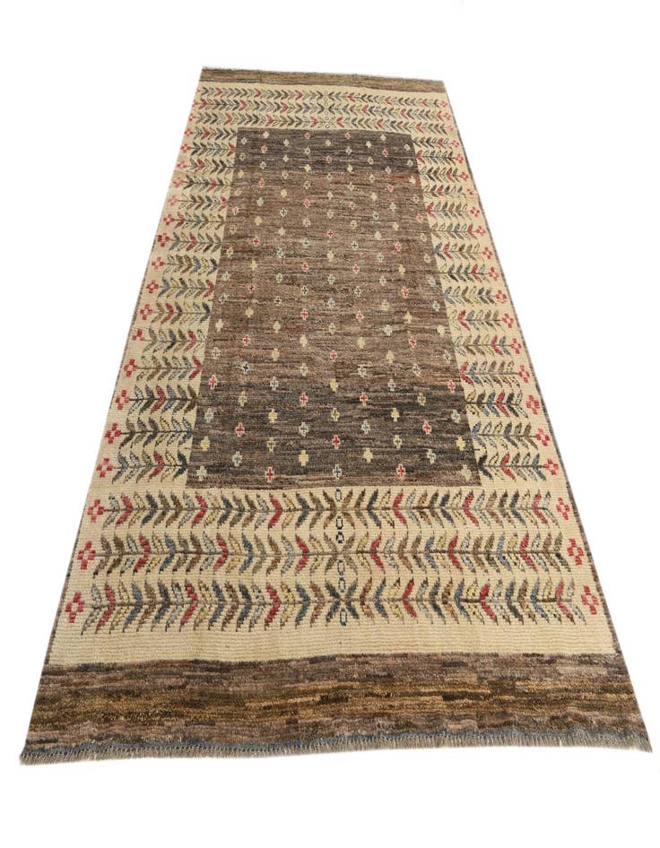 Detail image of  6' 4 x 10'  Hand Knotted Ariana Ziegler Wool Rug