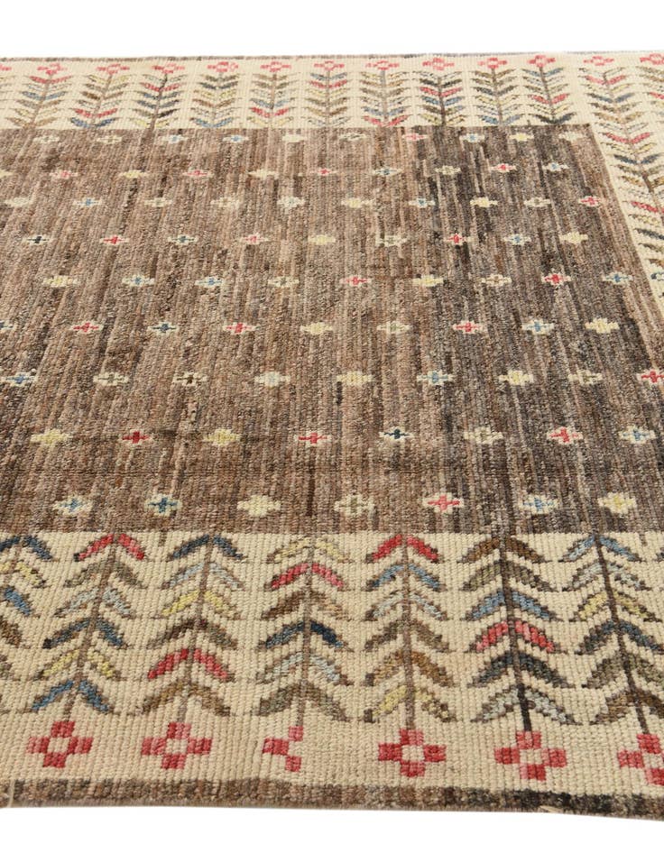 Detail image of  6' 4 x 10'  Hand Knotted Ariana Ziegler Wool Rug