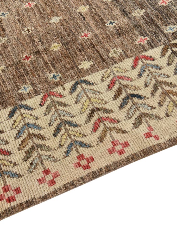 Detail image of  6' 4 x 10'  Hand Knotted Ariana Ziegler Wool Rug