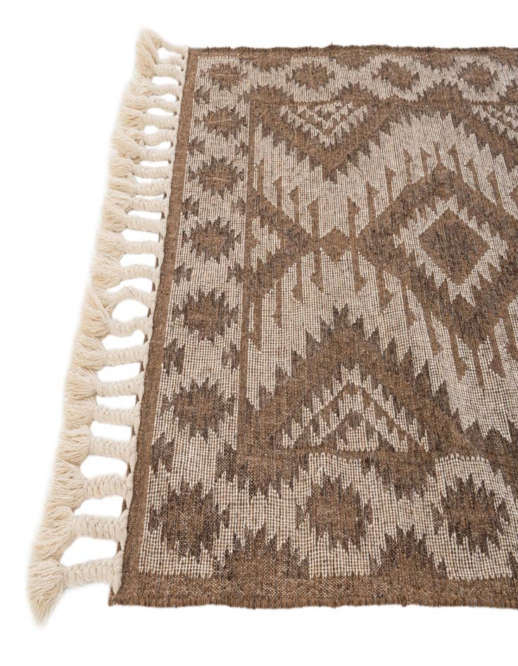 Detail image of  4' x 6' 10  Hand Woven Arizona Wool Rug