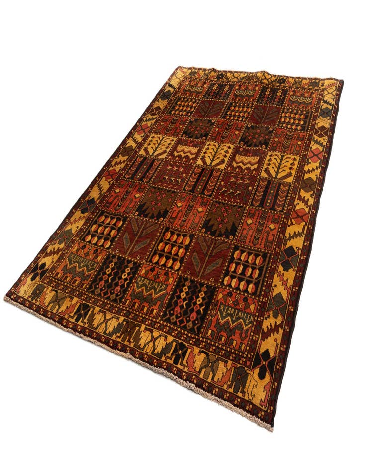 Detail image of  6' 9 x 9' 6 Bachtiar Wool Rug