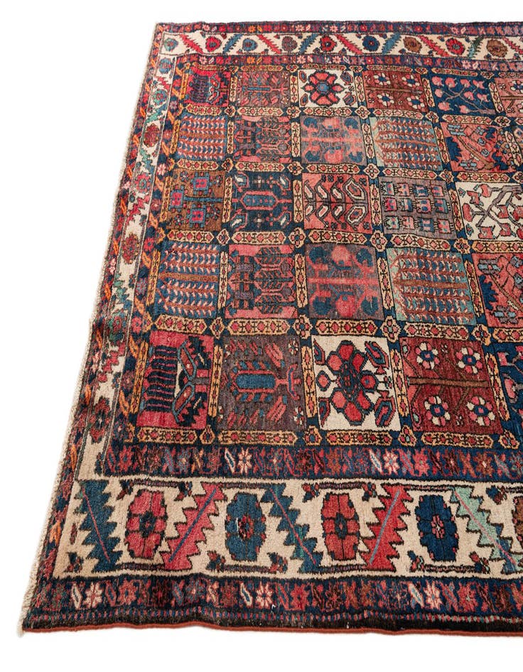 Detail image of  6' 10 x 10' 1  Hand Knotted Bachtiar Persian Wool Rug