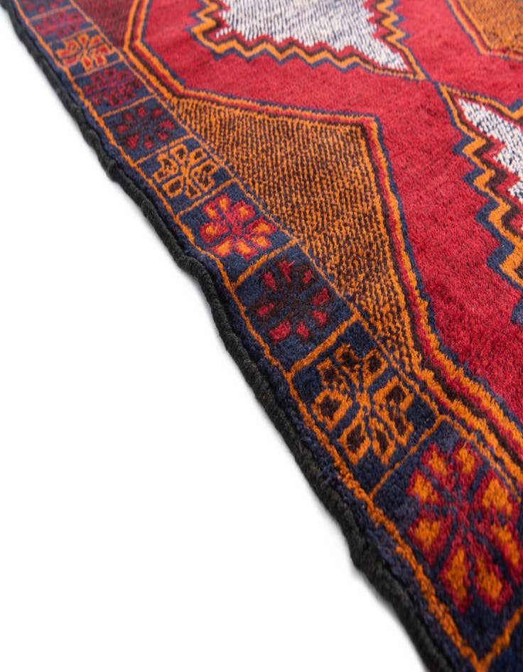 Detail image of  3' x 4' 10  Hand Knotted Balouch Persian Wool Rug