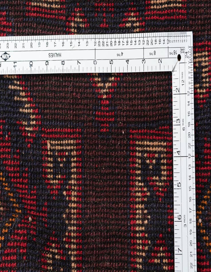 Detail image of  2' 9 x 4' 7  Hand Knotted Balouch Persian Wool Rug