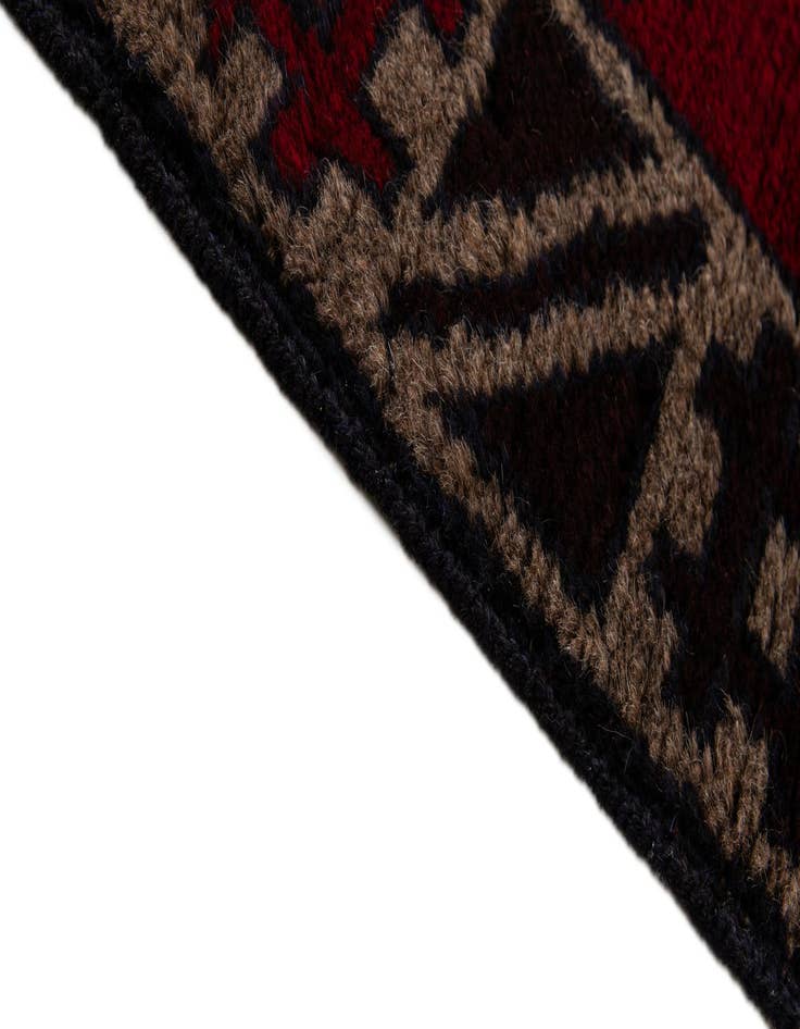 Detail image of  3' x 4' 5  Hand Knotted Balouch Persian Wool Rug