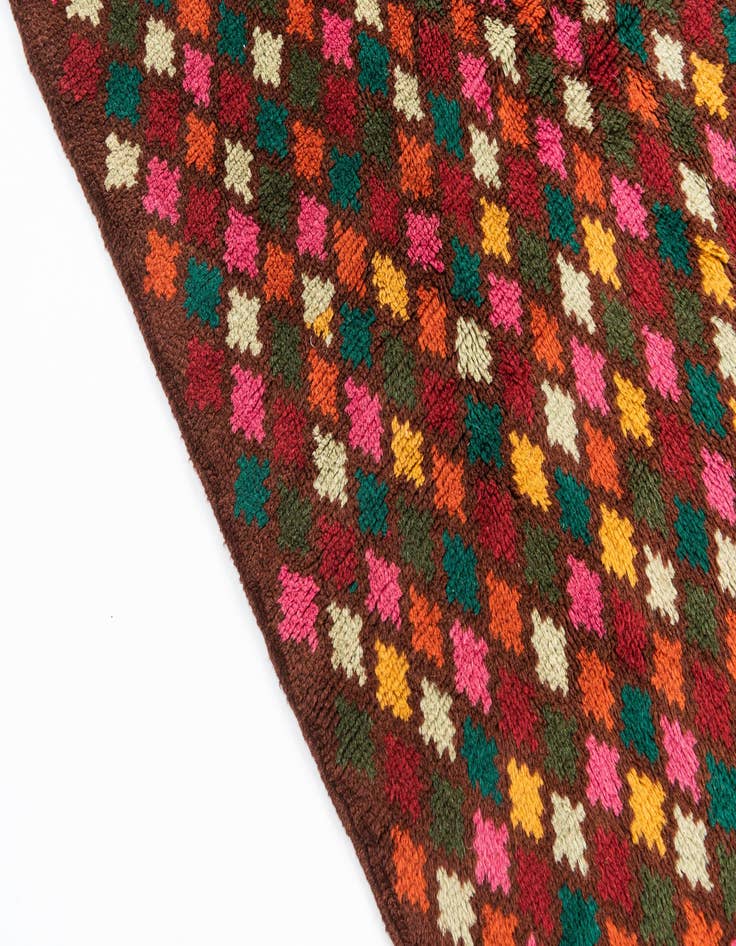 Detail image of  4' 10 x 6' 8  Hand Knotted Balouch Wool Rug