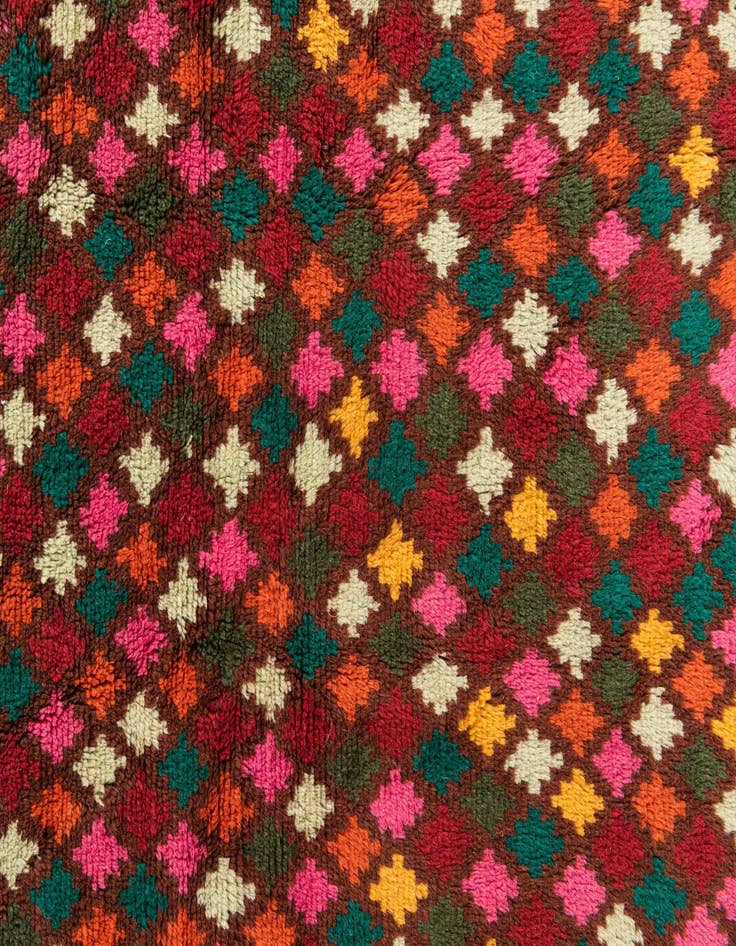 Detail image of  4' 10 x 6' 8  Hand Knotted Balouch Wool Rug