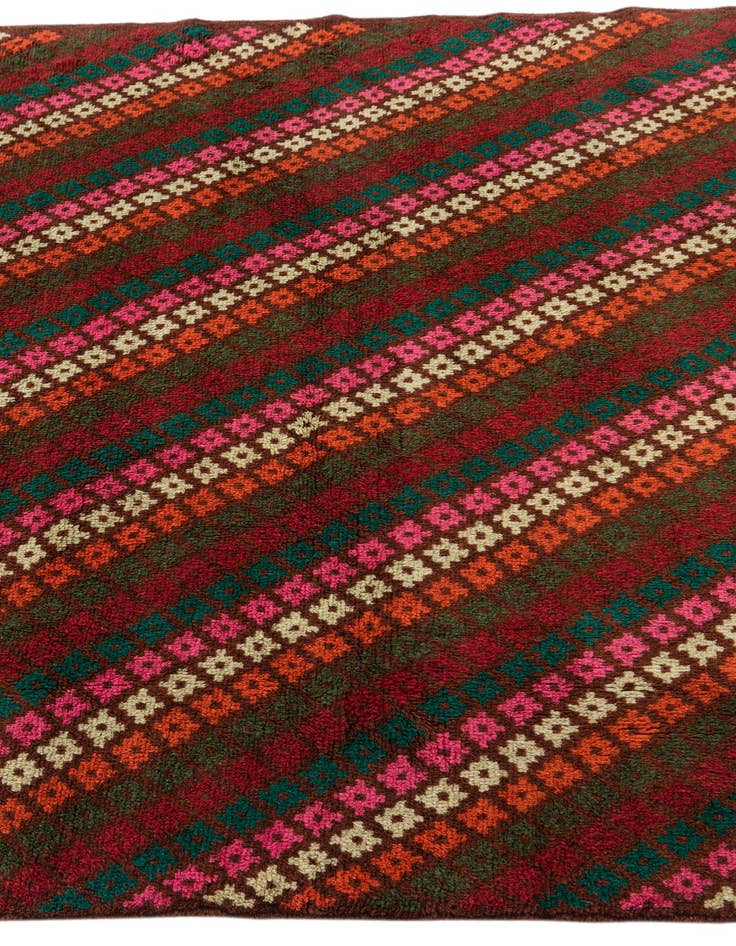 Detail image of  4' 10 x 6' 6  Hand Knotted Balouch Wool Rug