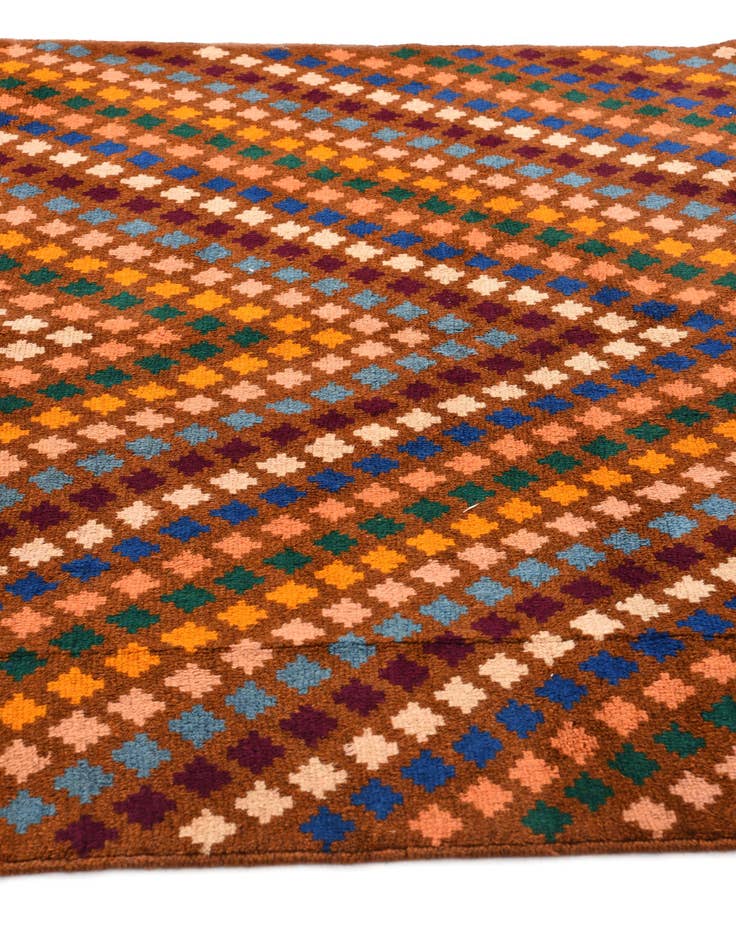 Detail image of  6' 2 x 8' 4  Hand Knotted Balouch Wool Rug