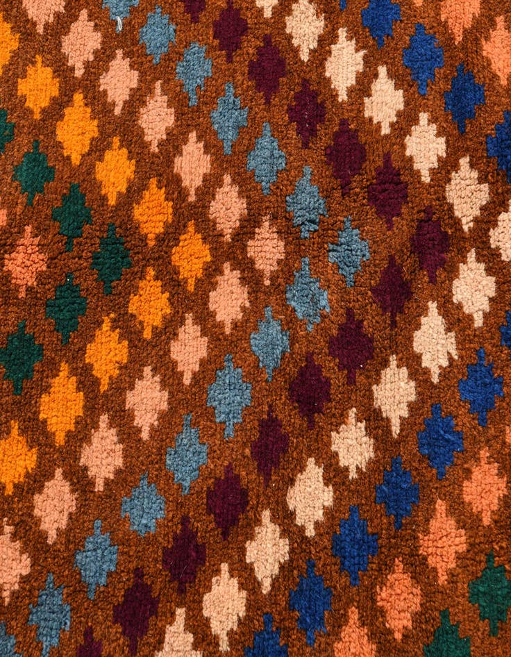 Detail image of  6' 2 x 8' 4  Hand Knotted Balouch Wool Rug