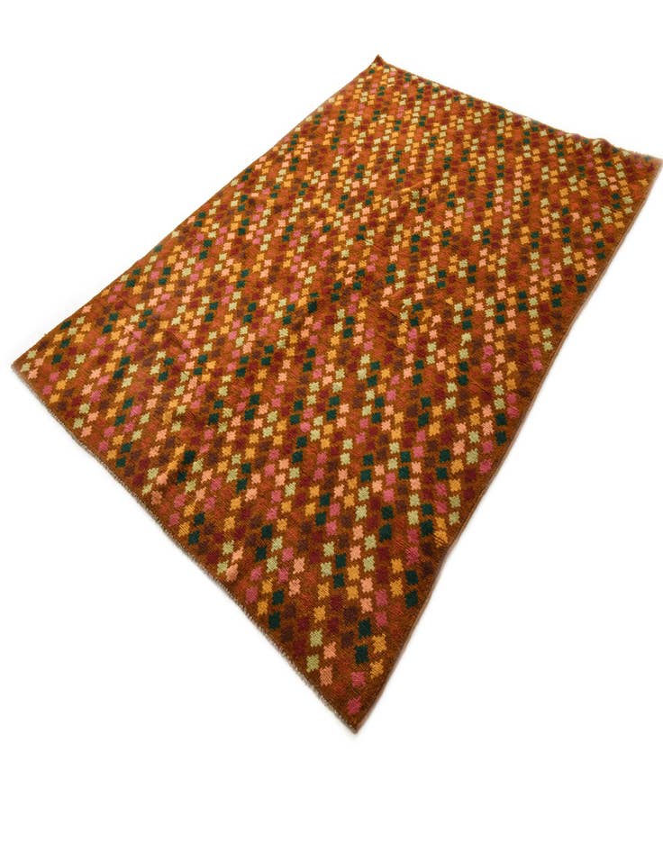 Detail image of  6' x 8'  Hand Knotted Balouch Wool Rug