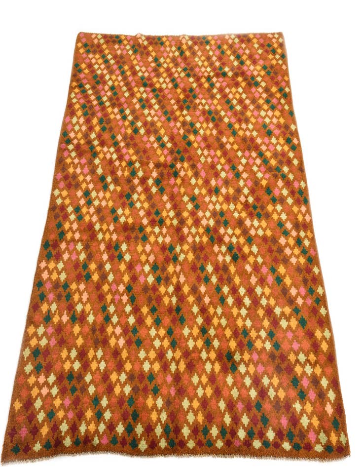 Detail image of  6' x 8'  Hand Knotted Balouch Wool Rug