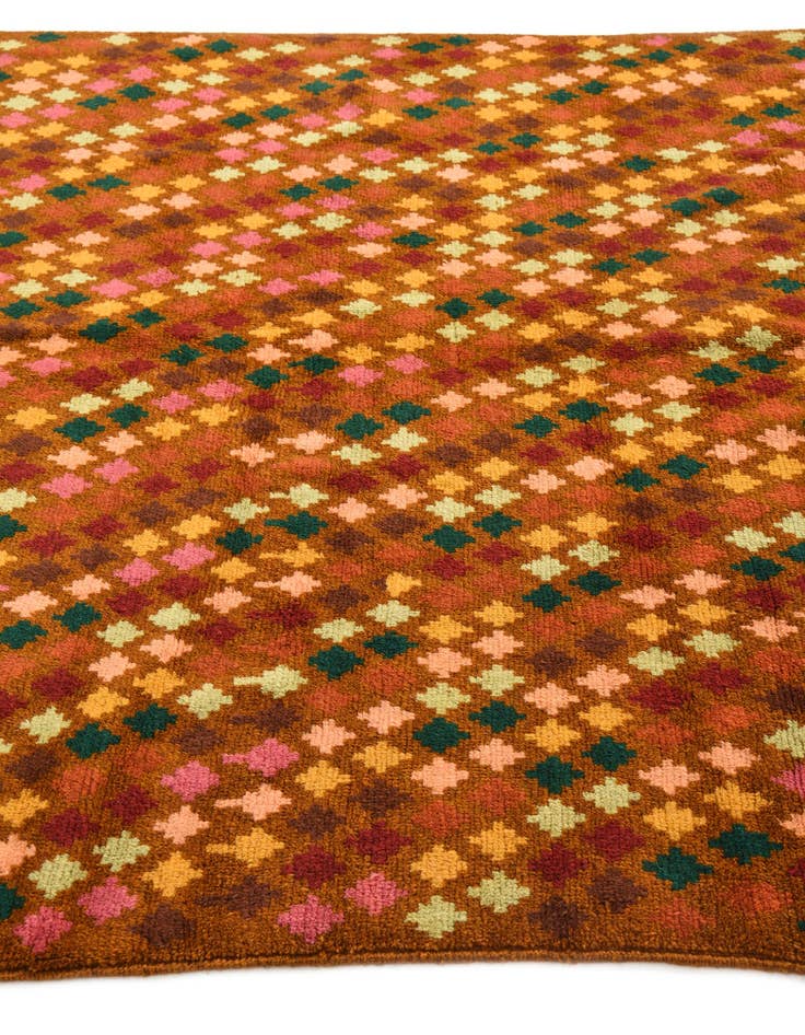 Detail image of  6' x 8'  Hand Knotted Balouch Wool Rug