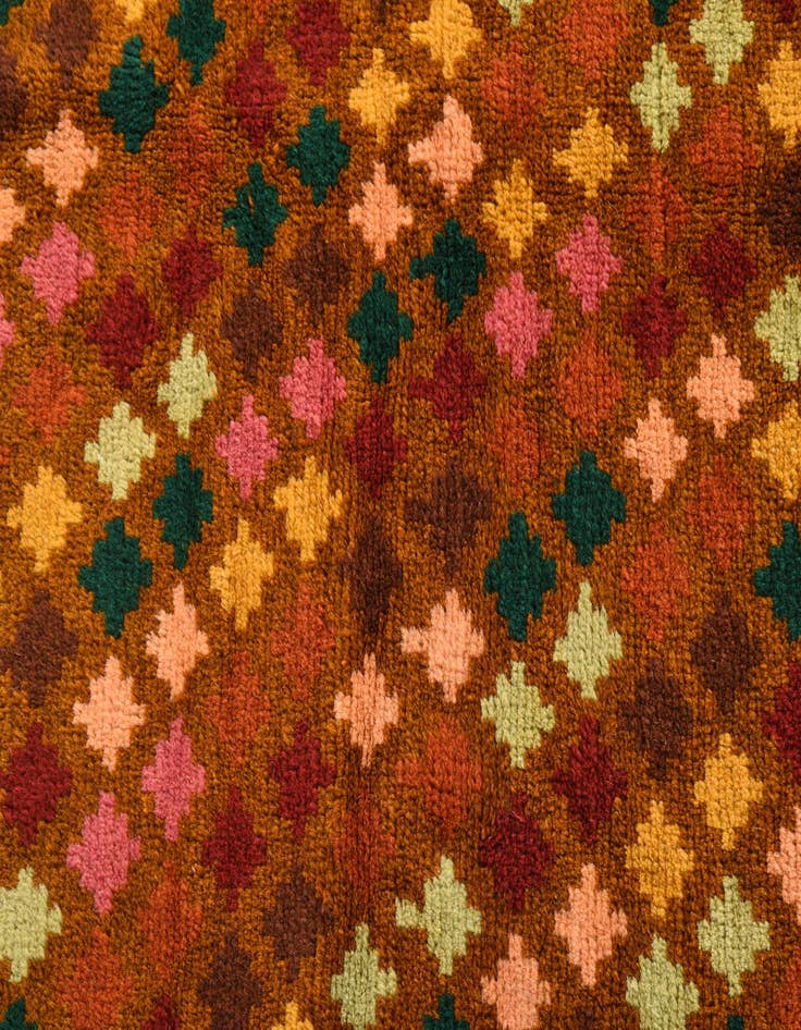 Detail image of  6' x 8'  Hand Knotted Balouch Wool Rug