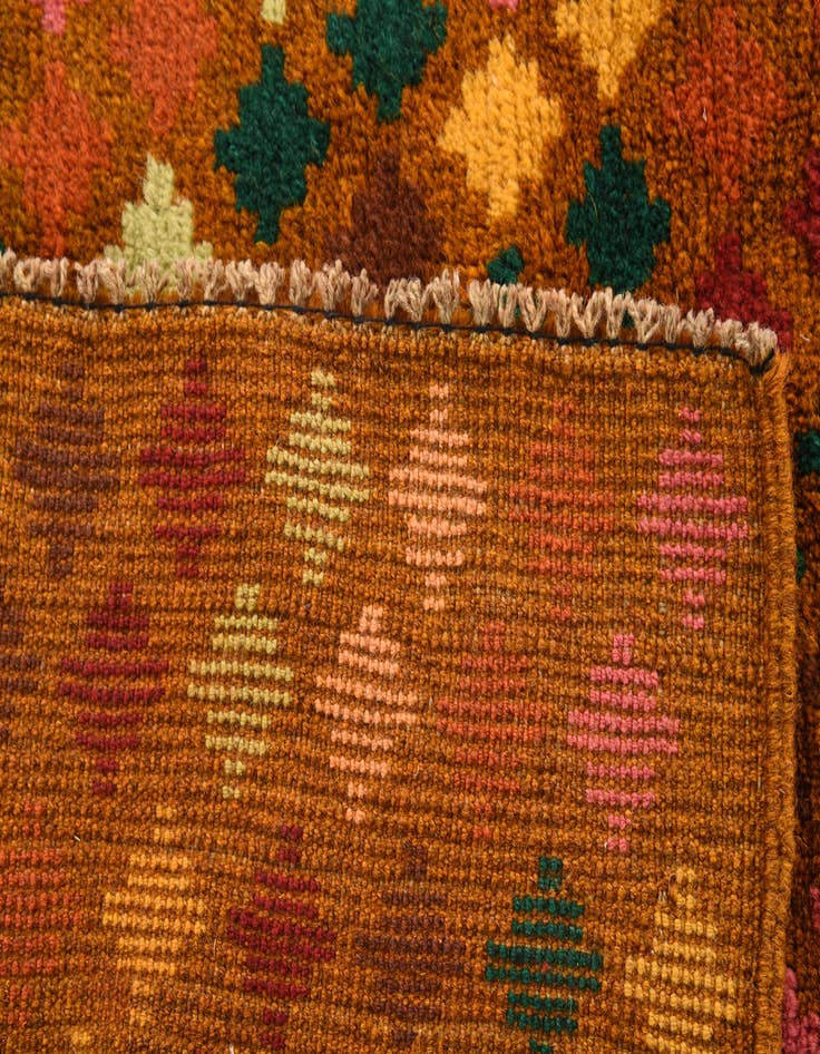 Detail image of  6' x 8'  Hand Knotted Balouch Wool Rug