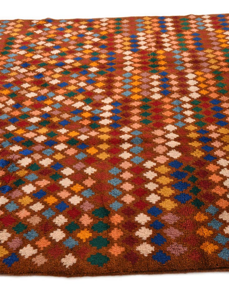 Detail image of  6' x 8' 2  Hand Knotted Balouch Wool Rug