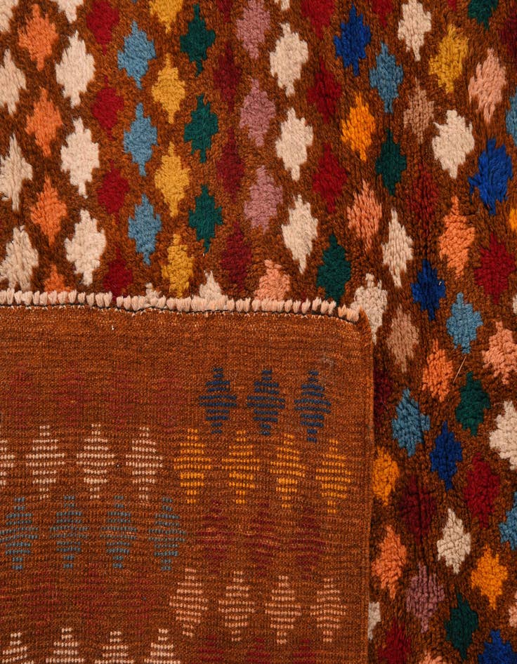 Detail image of  6' x 8' 2  Hand Knotted Balouch Wool Rug