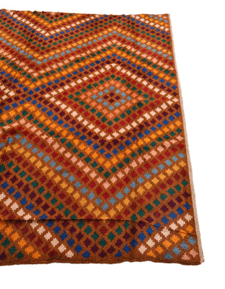 Detail image of  6' 2 x 8' 3  Hand Knotted Balouch Wool Rug