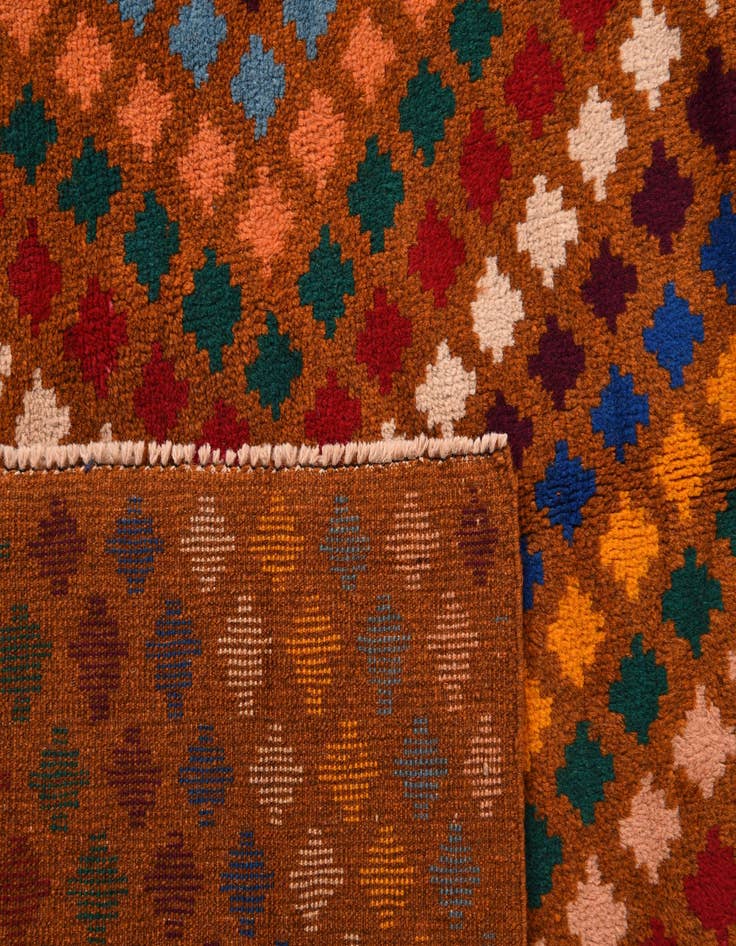 Detail image of  6' 2 x 8' 3  Hand Knotted Balouch Wool Rug