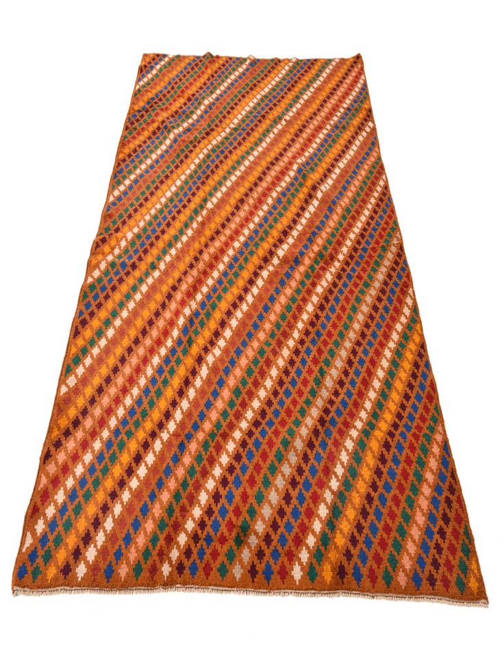 Detail image of  5' 6 x 8'  Hand Knotted Balouch Wool Rug