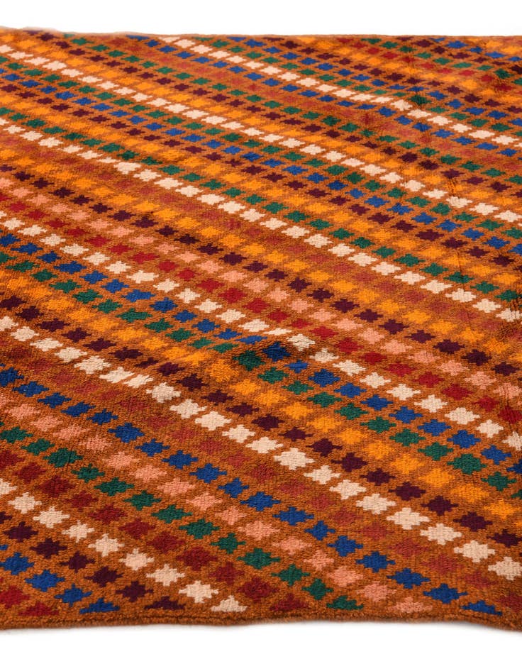 Detail image of  5' 6 x 8'  Hand Knotted Balouch Wool Rug