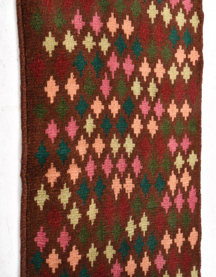 Detail image of  2' 1 x 3'  Hand Knotted Balouch Wool Rug