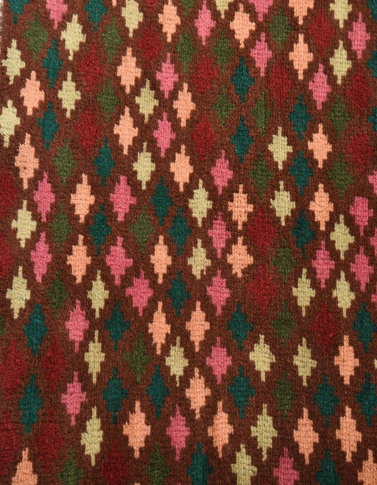 Detail image of  2' 1 x 3'  Hand Knotted Balouch Wool Rug