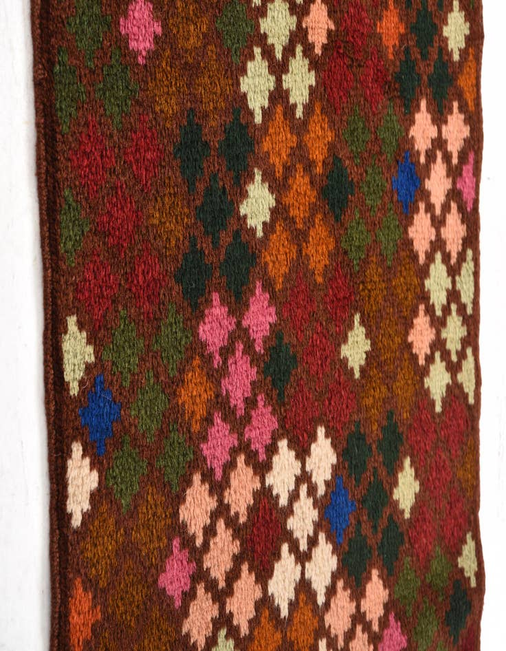 Detail image of  2' 1 x 2' 11  Hand Knotted Balouch Wool Rug