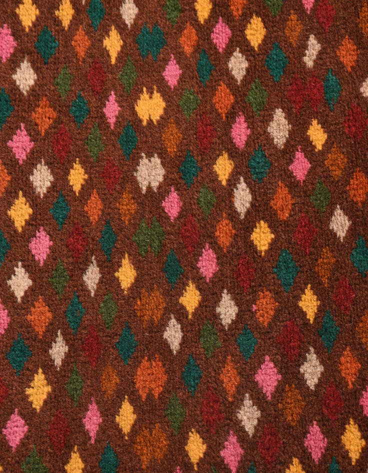 Detail image of  2' x 2' 11  Hand Knotted Balouch Wool Rug