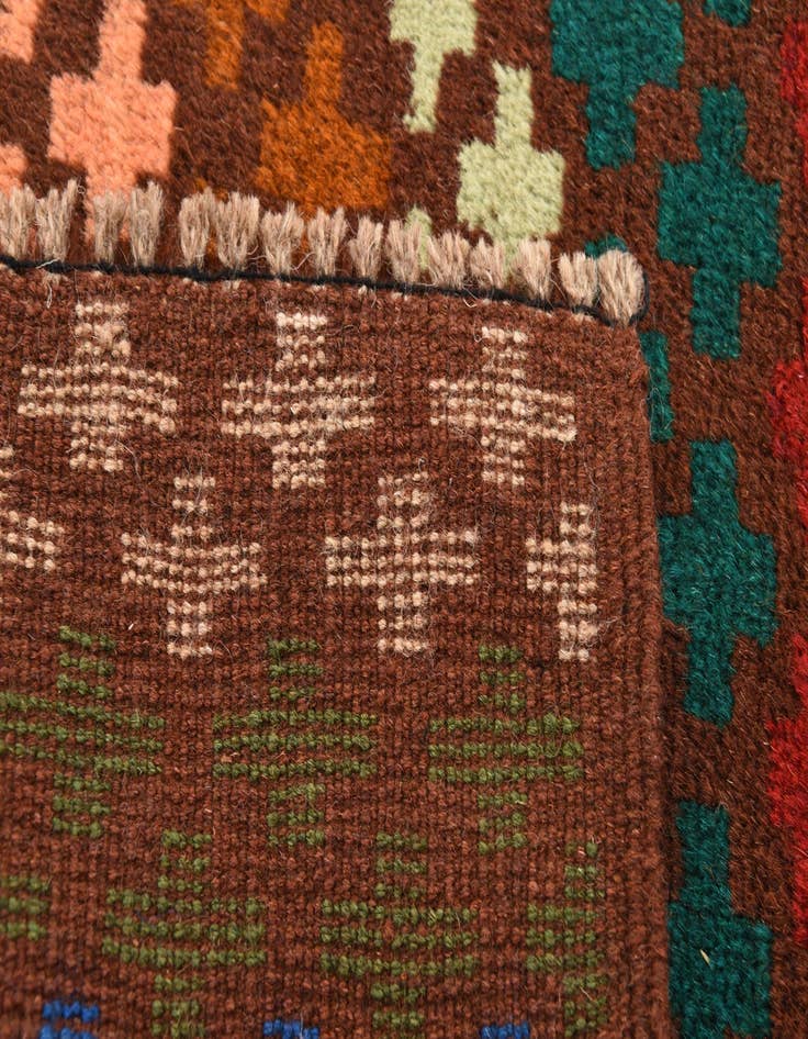 Detail image of  2' x 3'  Hand Knotted Balouch Wool Rug