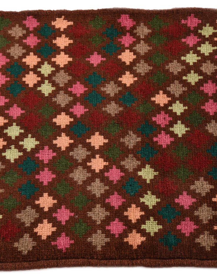 Detail image of 2' 2 x 3' Hand Knotted Balouch Wool Rug