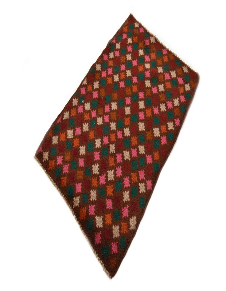 Detail image of  2' x 3'  Hand Knotted Balouch Wool Rug