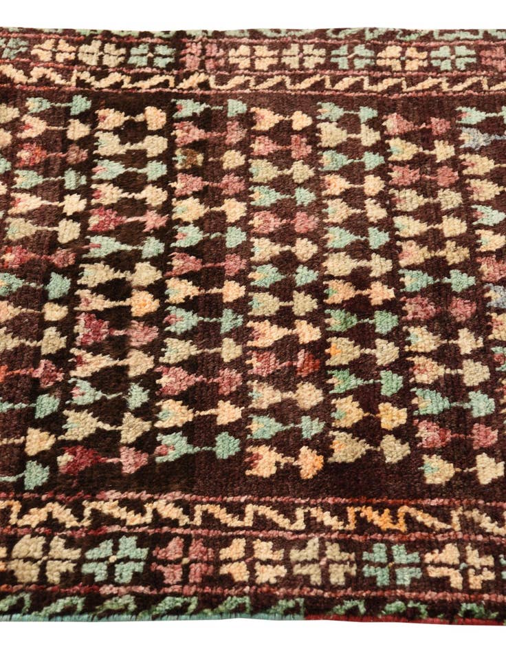 Detail image of  2' 9 x 4' 6  Hand Knotted Balouch Wool Rug