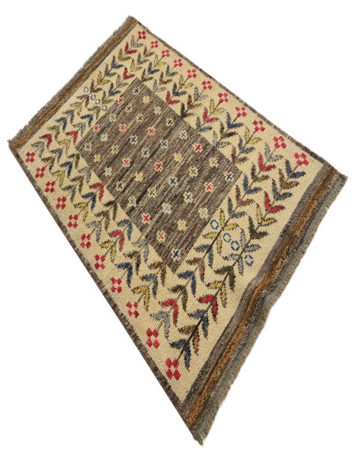 Detail image of  3' 3 x 5' 3  Hand Knotted Balouch Wool Rug