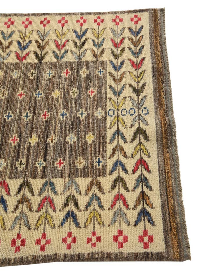 Detail image of  3' 3 x 5' 3  Hand Knotted Balouch Wool Rug