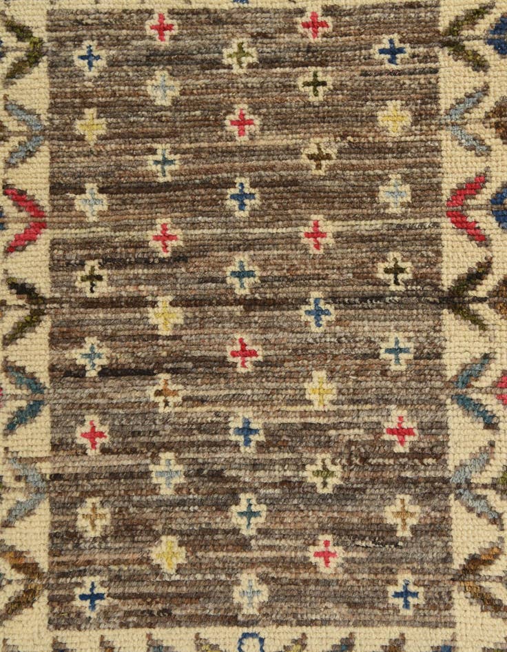 Detail image of  3' 3 x 5' 3  Hand Knotted Balouch Wool Rug