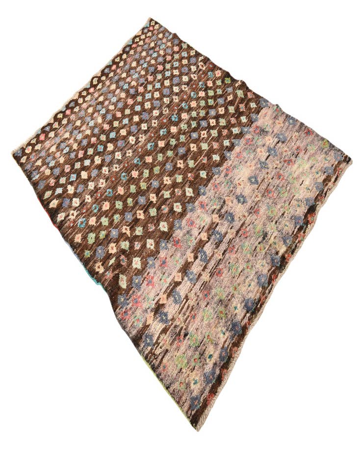 Detail image of  3' 9 x 5' 2  Hand Knotted Balouch Wool Rug