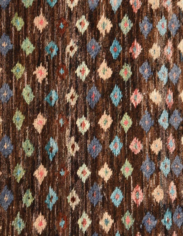 Detail image of  3' 9 x 5' 2  Hand Knotted Balouch Wool Rug