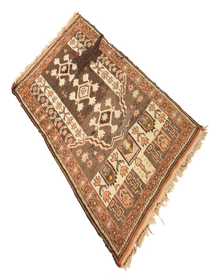 Detail image of  2' 7 x 4' 9  Hand Knotted Balouch Persian Wool Rug