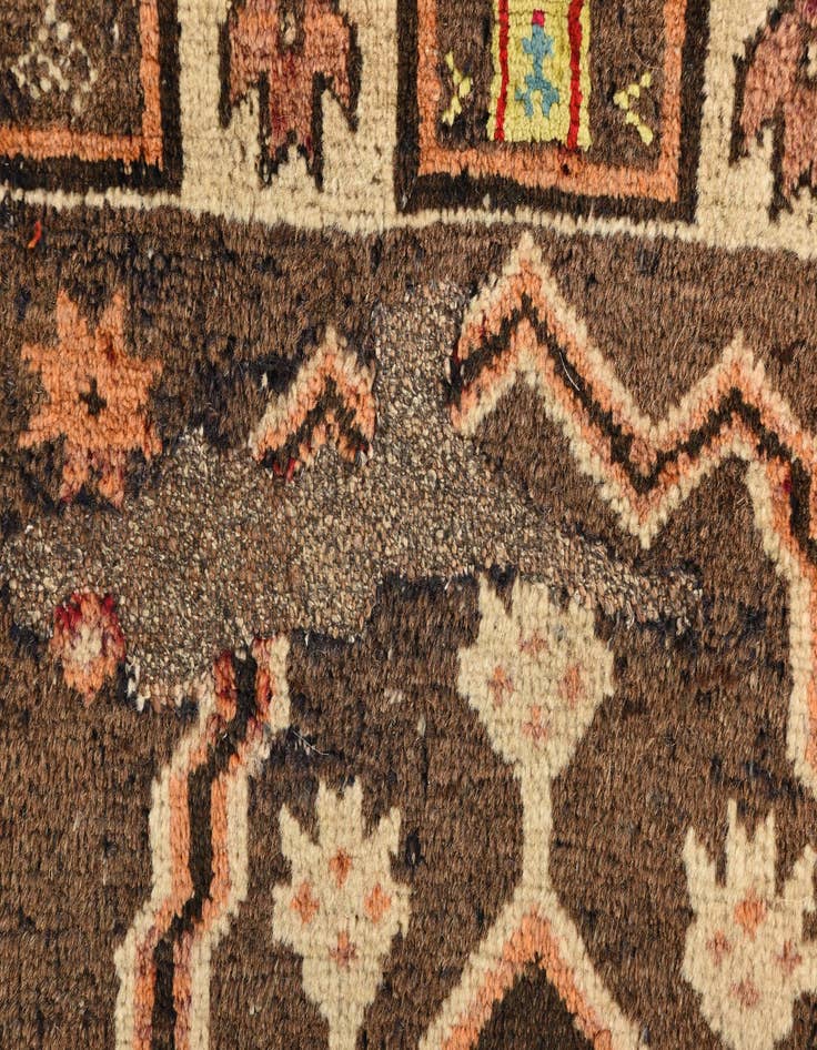 Detail image of  2' 7 x 4' 9  Hand Knotted Balouch Persian Wool Rug