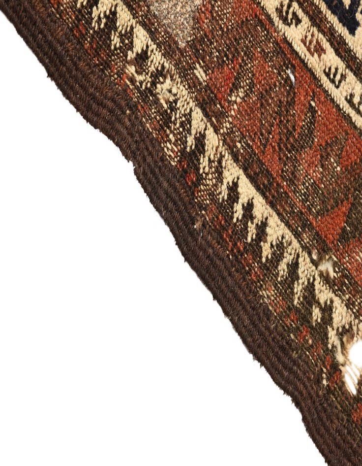 Detail image of  3' x 5'  Hand Knotted Balouch Persian Wool Rug