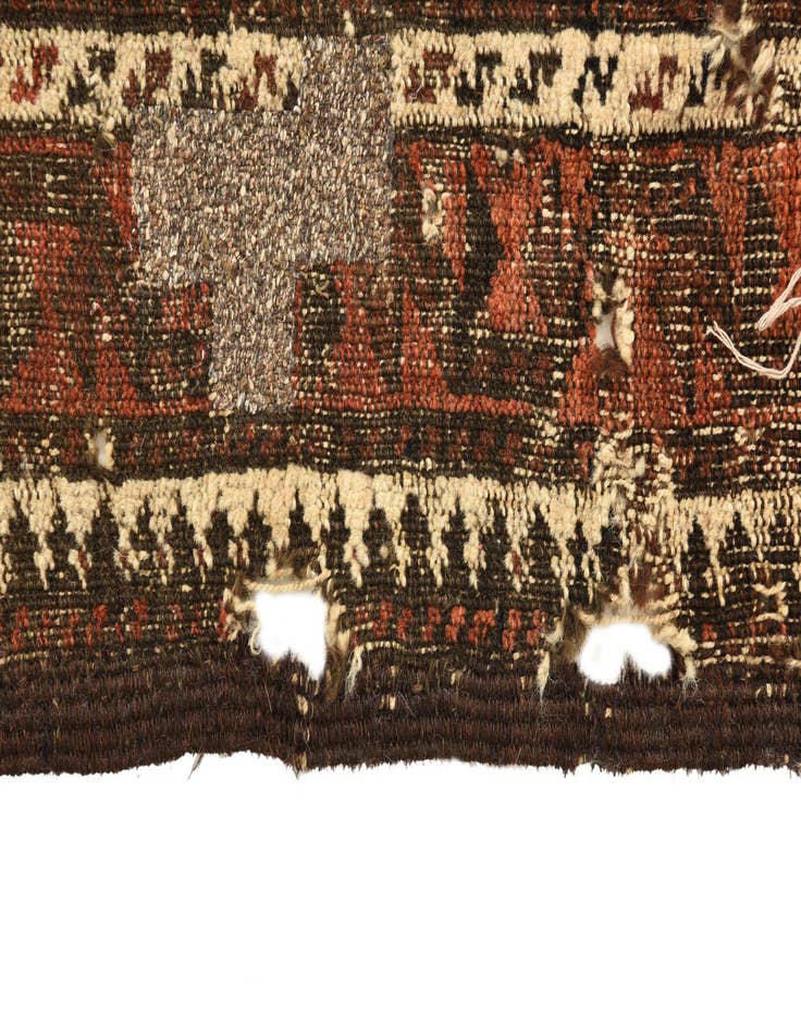 Detail image of  3' x 5'  Hand Knotted Balouch Persian Wool Rug