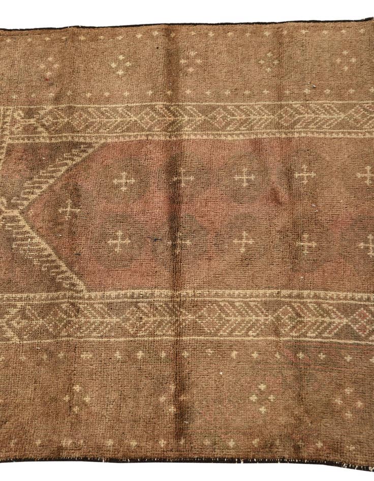 Detail image of  2' 10 x 4' 6  Hand Knotted Balouch Persian Wool Rug