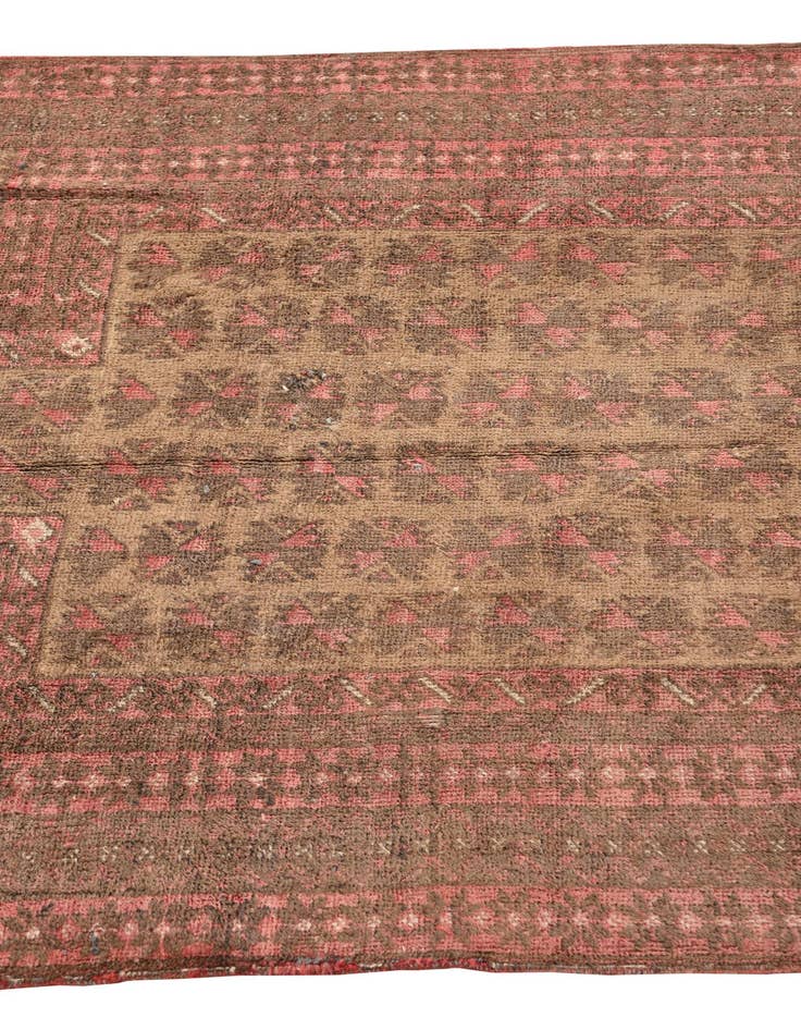 Detail image of  3' 1 x 4' 7  Hand Knotted Balouch Persian Wool Rug