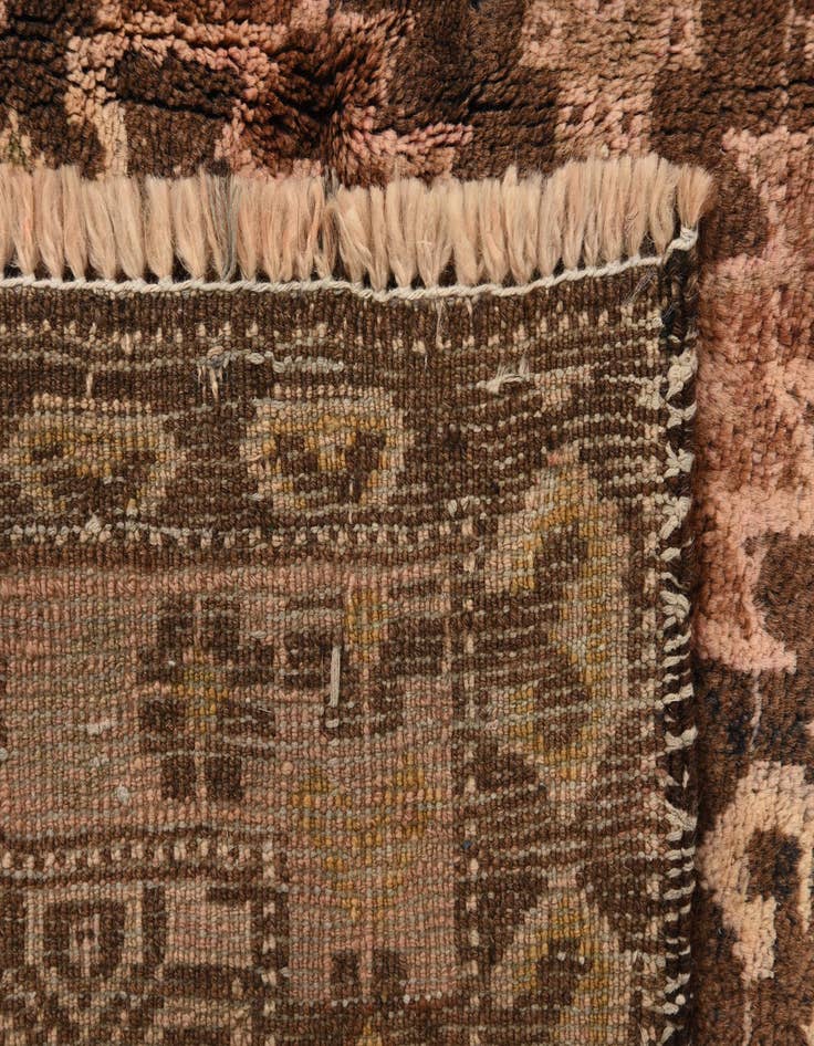 Detail image of  3' 9 x 6' 9  Hand Knotted Balouch Persian Wool Rug