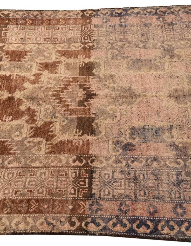 Detail image of  3' 9 x 6' 9  Hand Knotted Balouch Persian Wool Rug