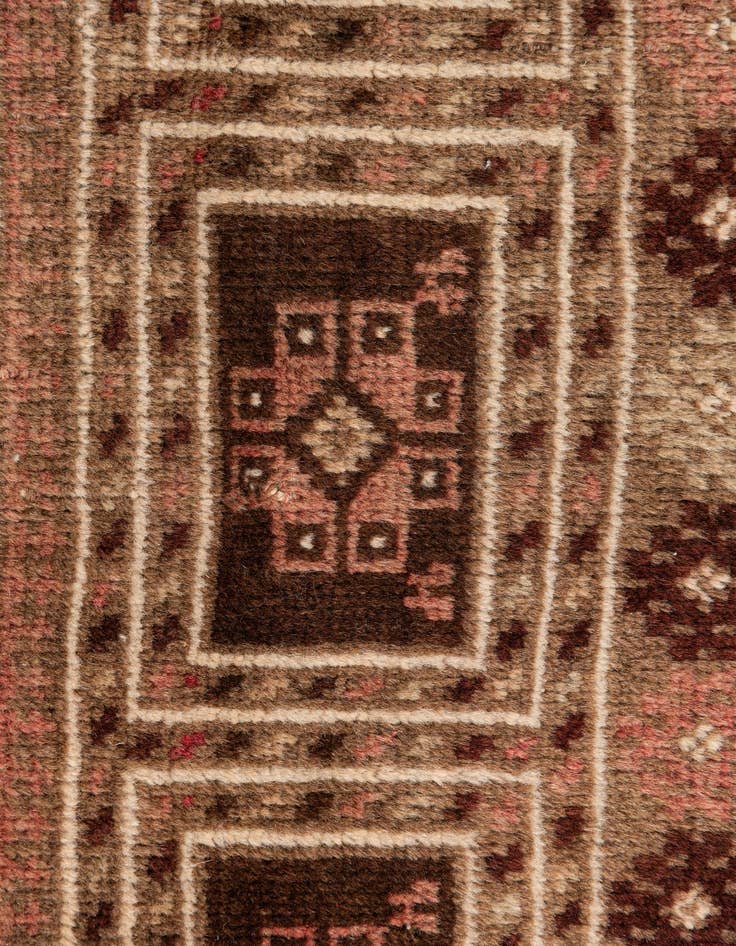 Detail image of  2' 10 x 4' 10  Hand Knotted Balouch Wool Rug